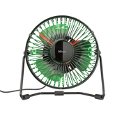 Ventilador Trust Victu Usb Desk Fan With Led Clock